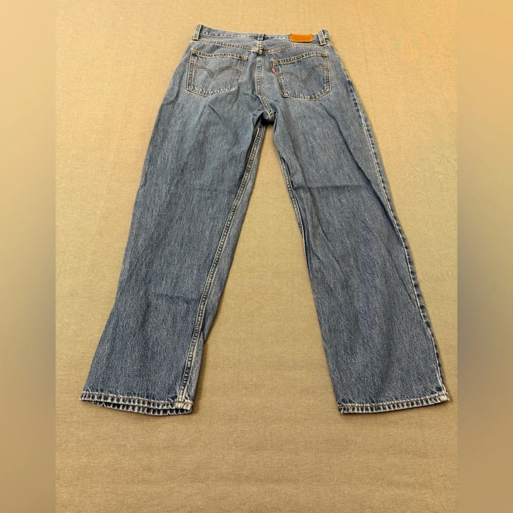 Women’s Vintage Levi’s “Dad Jeans” Style #5096, Leather Patch, Big E Size 28 - Picture 3 of 10